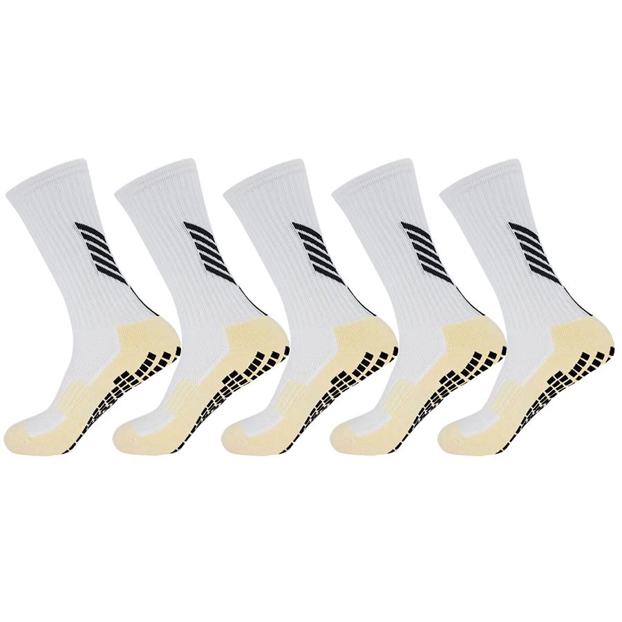 5Pairs Men Women Non Slip Grip Socks Ideal for Skateboard Tennis Running Shockproof and Lightweight