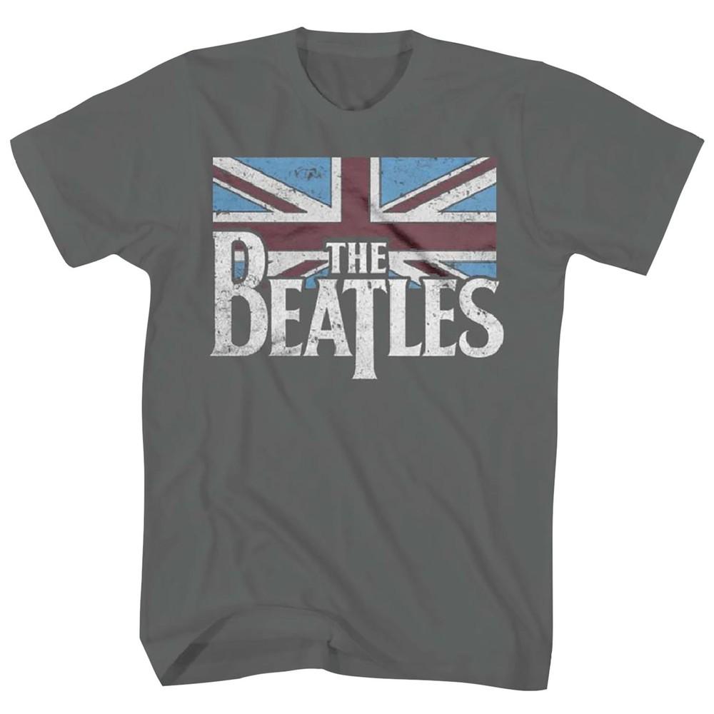 

Мужская футболка Beatles Flag графитового цвета Графитовый XL