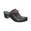 Ferragamo Leather Mule Black