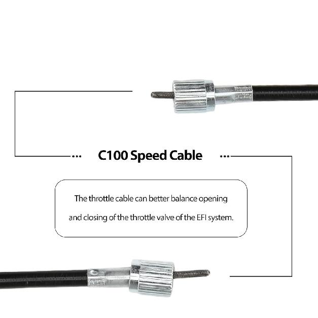Acouto 39in Speedometer Cable for Chinese Scooters Mopeds ATV Karts