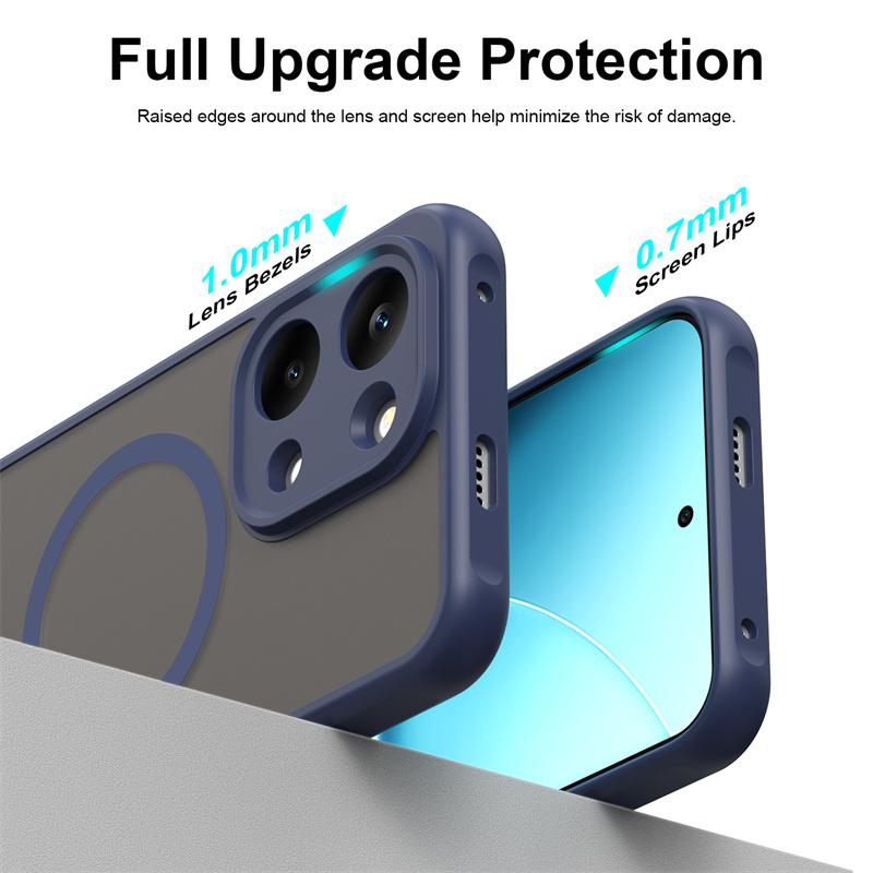 For Magsafe Magnetic Phone Cases Funda For POCO X8 Pro Max X8Pro 5G Armor Matte Case For X8ProMax For Magsafe Magnetic Cover