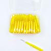 60 Pcs 0.6-1.5mm Toothpicks Push-pull Toothbrush PE Oral Cleaning Tools  Interdental Cleaning