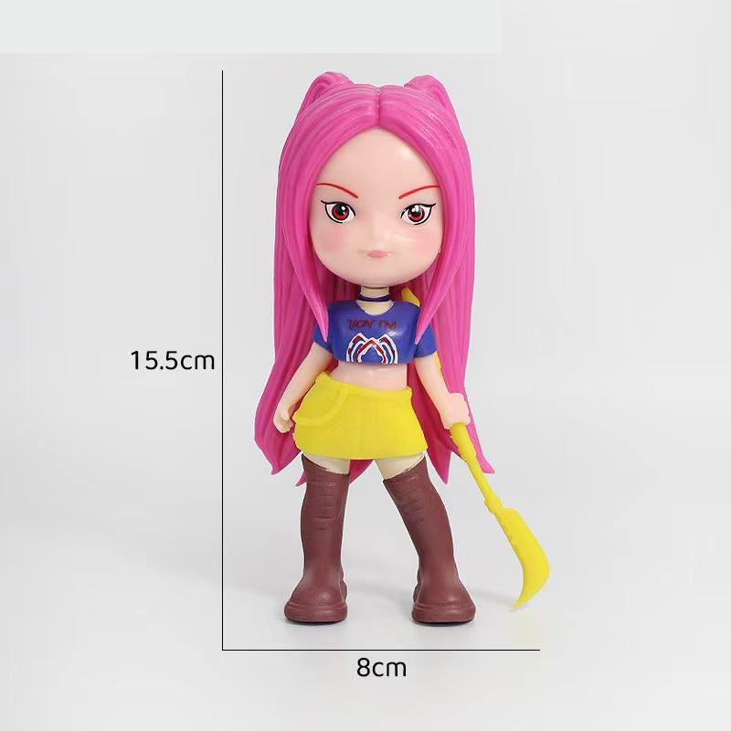 NEW3pcs Figure The Demon Hunters  Model Toy Cartoon Gaming Peripherals Desk Decoration Collection Figures Model Toy For Kid Gift