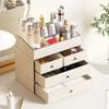 Makeup Organizer Box Division Desk Cosmetics Boxes Skincare Drawer Type Vanity Organization Box Dressing Table Storage Boxes