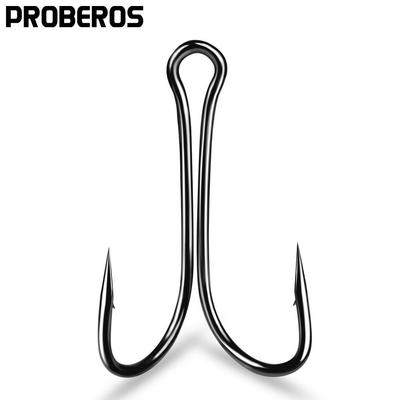 50pcs/bag Double Barbed Hook: Thunder Frog, 90° Chicken Claw, Fishing Lure/Anchor Hook