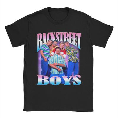 Backstreet Boys Back Millennium T-Shirt Męska Damska 100% Bawełna Niesamowity T-Shirt Okrągły Dekolt Koszulki Krótki Rękaw Ubrania Plus Size