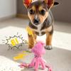 Squeaky Squid Toys For Dog Puppy Chew Toys Dog Teeth Cleaning Pet Toys Octopus Plush Toys Bb Cute Rope Toy Small Dogs Supplies