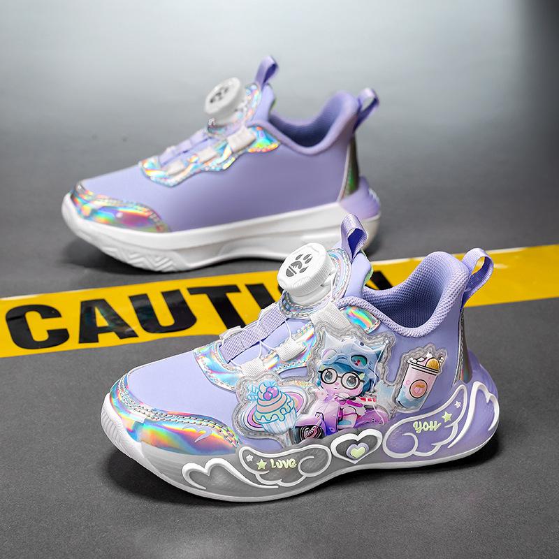 2025 Wasserdichte Leder-Laufschuhe für Mädchen – Rutschfest, Weiche Sohle, Lässig für ältere Kinder