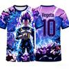 2026 Sommer Dragon Ball Retro Fitness T-Shirt Übergröße Bedruckt Kurzarm Familie Unisex Kinder Sportshirt