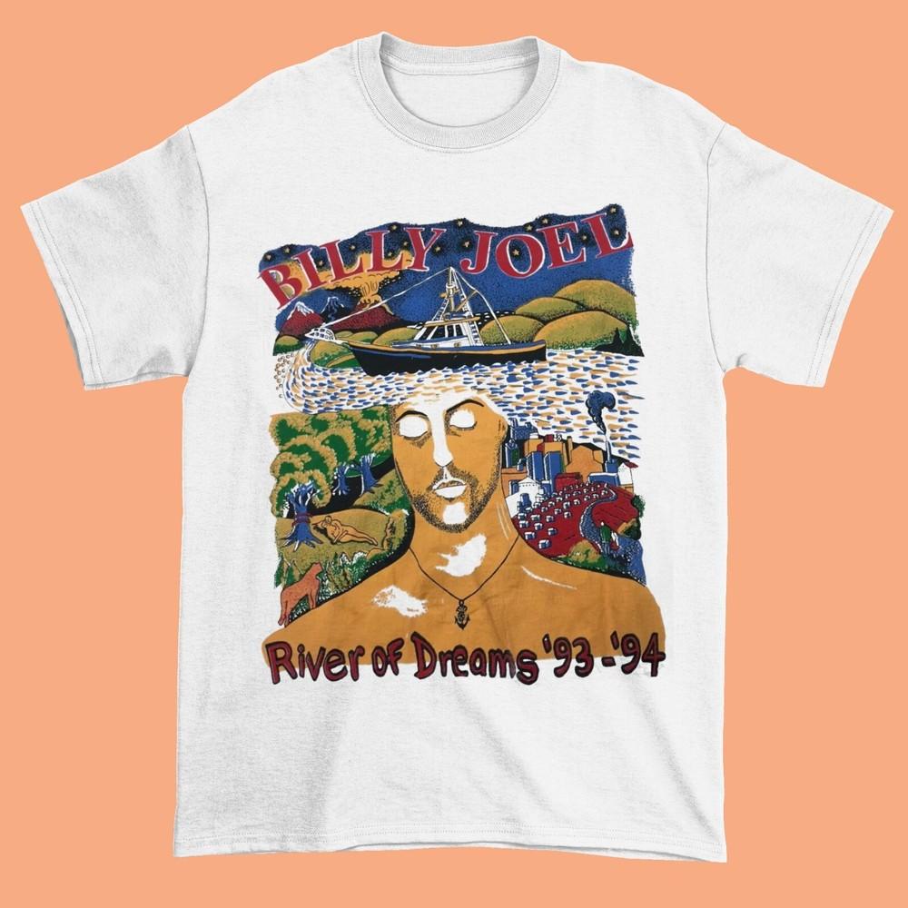 Vintage 90s Billy Joel River Dream Unisex Cotton Shirt All Size S-234XL Unisex T-Shirt M