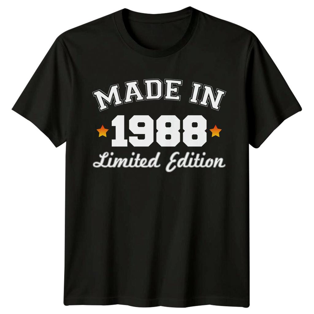 Made In 1988 Unisexs T Shirt 38th Birthday Gift Vintage thirtyeight