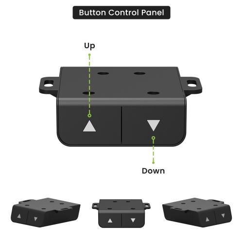 Adjustable Height Table Up Up Frigg Black