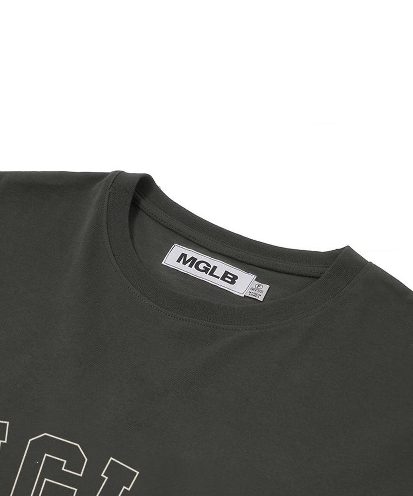 MATCHGLOBE Angel Rabbit Oversized Tee (Dark Gray)