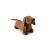 Butée De Porte Textile Retient-Porte 1kg Chien Marron - GENERIQUE - Au Sol - Carré