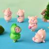 7pcs Cute Little Pig Doll Ornaments   Desktop Cake Decoration Car  Micro Landscape DIY Home S