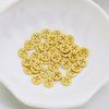 14K Gold-Platiert Farbechte Kupfer-Abstandshalter für DIY Schmuckherstellung