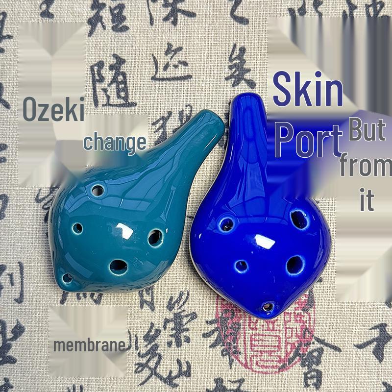 Základní 6otvorová altová ocarina přívěsek pro studenty a cestovatele