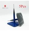 5PCS Tyre Plug Patch Auto Car Tire Puncture Repair Kit Wired Mushroom 88mm 12mm