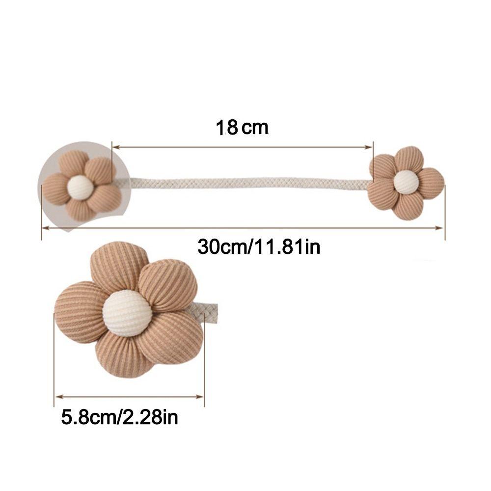 1Pcs Flower Shape Curtain Tieback No Punching Curtain Strap Fashion Curtain Buckles  Home Decoration