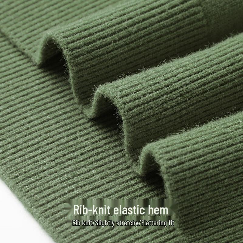 FIRS Men's Heavyweight 480G Machine Washable Round Neck Sweater