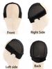 Female Headband Wig Cap Hd Lace Wig Cap For Wig Making U Part Wig Caps With Adjustable Velvet Wig Grip To Wear Wig Nude Hair Net