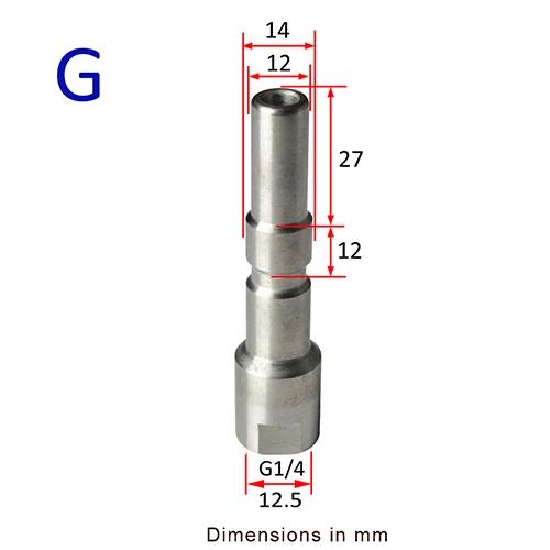 High Pressure Water Gun Connector 1/4 Adapter For Karcher For Nilfisk Snow Foam Lance Nozzle Soap Gun Car Washer Accessories