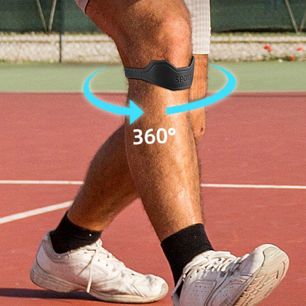New Silicone Patella Tendon Knee Straps Flexible Fixed Protection Knee Sports Support Band Supportive Knee Support Brace Sports