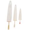 3PCS Blank Paper Umbrella 20cm 30cm 40cm DIY Hand Painted Chinese Umbrella with Log Handle for Photography Props Role