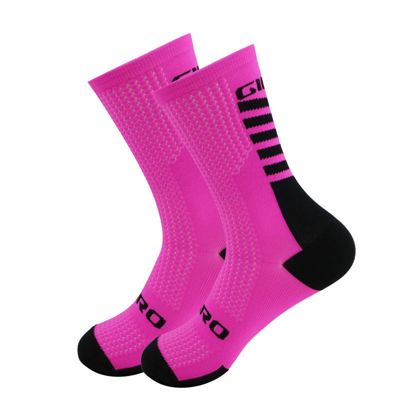 Oddychające, odporne na zapachy, letnie skarpety sportowe do połowy łydki na rower, do biegania i do koszykówki