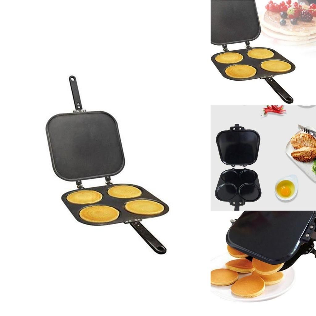 Vielseitige Vier-Loch-Antihaftpfanne - Perfekt für die Zubereitung von Pfannkuchen, Omeletts und mehr