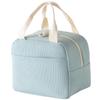 1Pcs Minimalist Portable Handbag Picnic Corduroy Insulated Lunch Bag Hand-Held Large Capacity Lunch Box Storage Bag