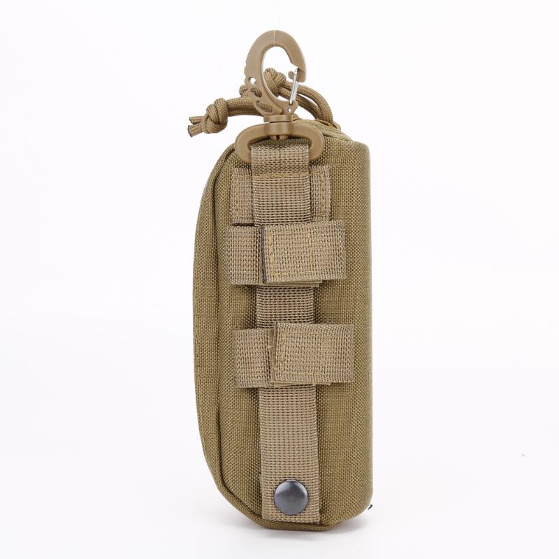 Molle Brillenetui Jagd Stoßfest Schutzbrillenetui Tragbar Outdoor Sonnenbrillenetui - 1000D Nylon