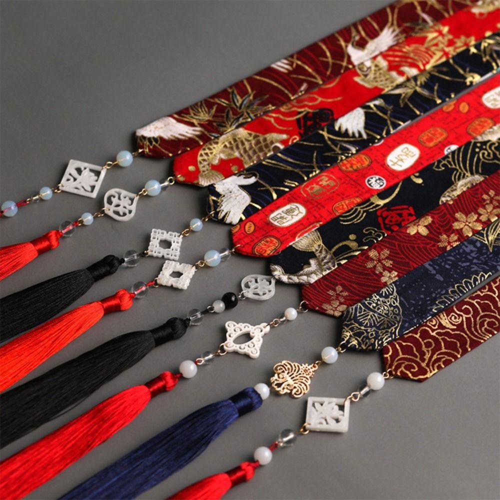 Dragon Hanfu Hair Accessories Embroidery Bow Ribbon Headwear Chinese Style Hair Band Girl/Women