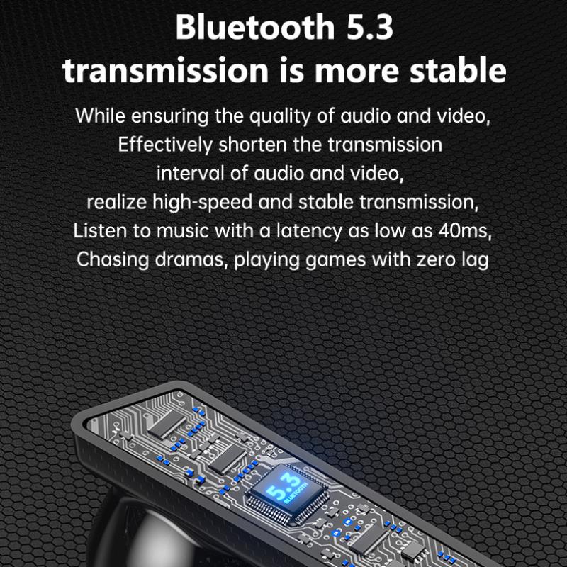 Nový produkt Bezdrátová Bluetooth sluchátka s uhlíkovými vlákny mají nízkou hlučnost Tws do ucha