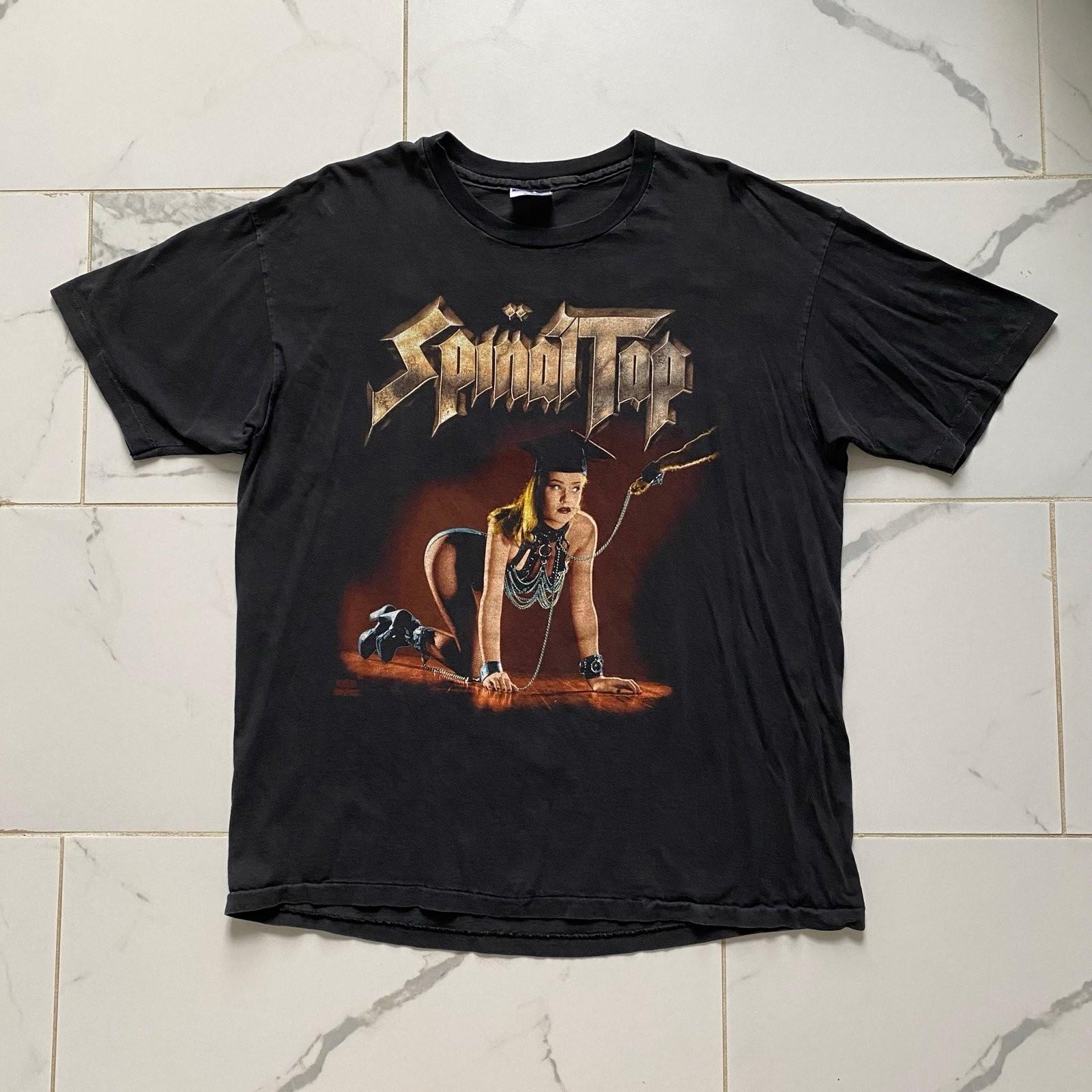 Vintage 1984 Spinal Tap Bitch School T-Shirt Reprint Heavy Cotton All Size XL