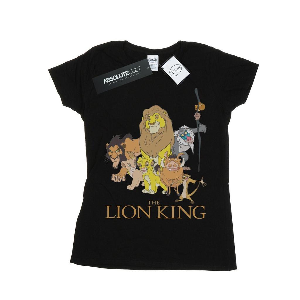 Disney Womens/Ladies The Lion King Group Cotton T-Shirt