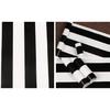 PoetryHome Self Adhesive Vinyl White Black Stripe Peel and Stick Wallpaper Shelf Liner Paper for Walls Furniture Cabinets Bedroom Kitchen Bathroom