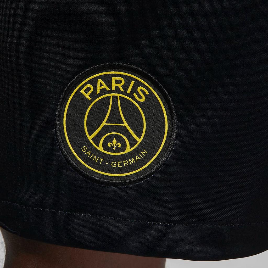 Air Jordan X Paris Saint-Germain 2022/23 Stadium Fourth Dri-FIT Football Shorts 'Black Yellow' Men's DR3980-010
