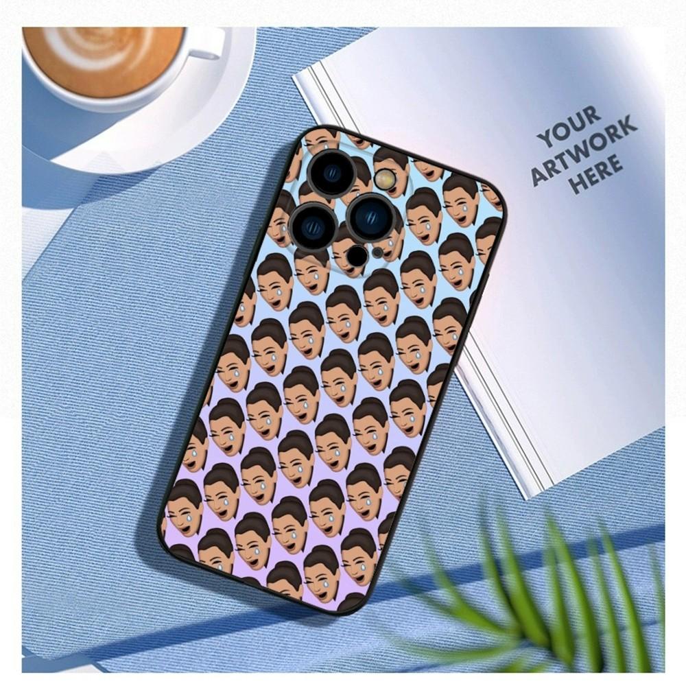 K-Kim K-KardashianS Funny Phone Case For iPhone15,14,13,12 Mini 11 Pro XR,X,XS,MAX 7,8 Plus Silicone Cover Soft Black