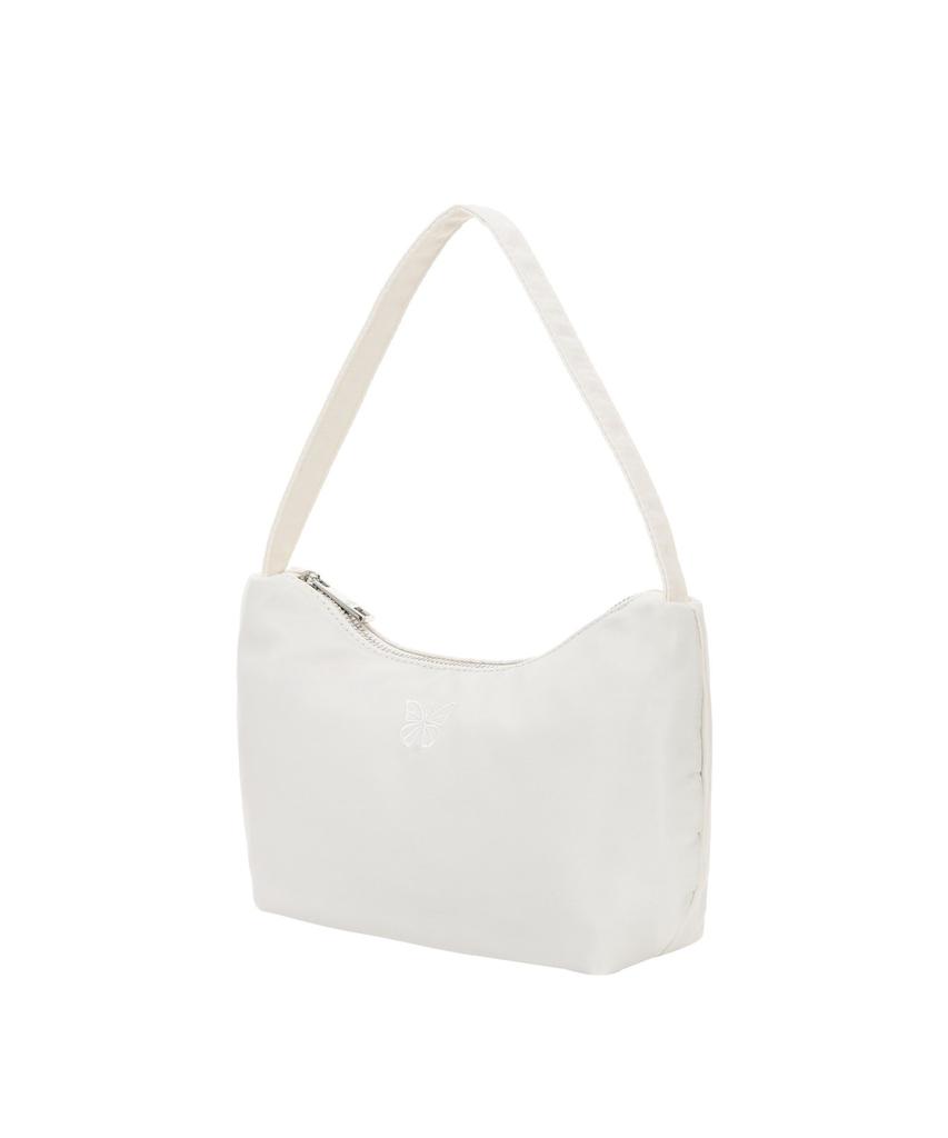 Nick&Nicole Nicole Nylon Mini Hobo Bag_Cream