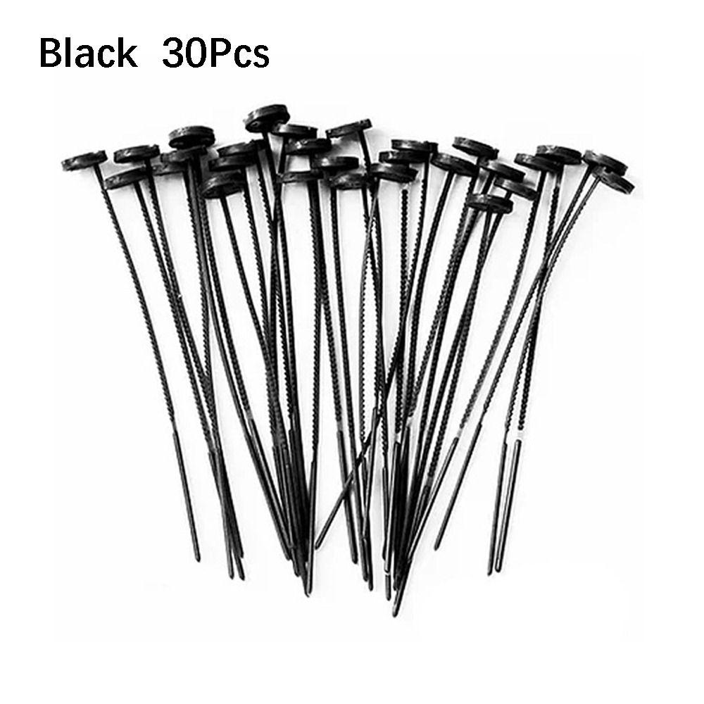 

Універсальний швейний аксесуар Пластиковий ремонт Фіксований інструмент Безголковий ґудзик Швидкий ґудзик Ґудзик для шиття Black-30Pcs/Pack