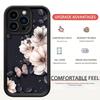 Apricot Blossom iPhone 14-17 Pro Max Black Protective Case