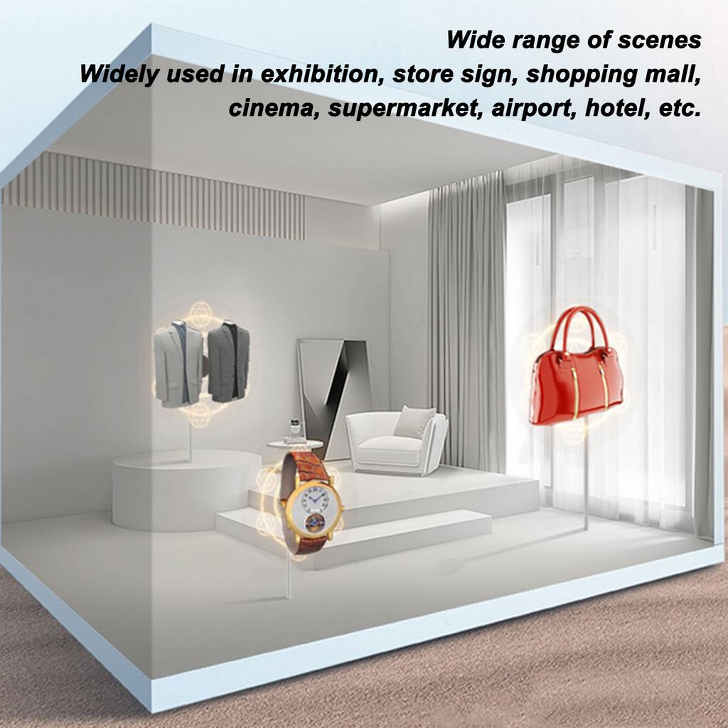 3D Hologram Fan Professional 4000x960 Resolution 6 Blades 960 Light Beads 23.6inch Hologram Fan