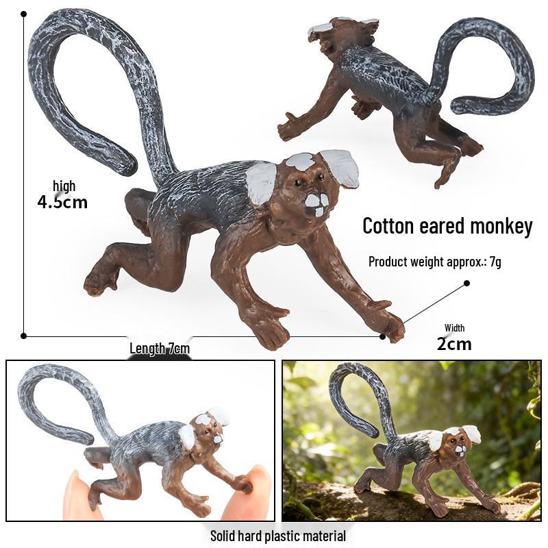 Animal Model Cognitive Simulation: Gorilla, Monkey, Ape, Baboon, Spider Monkey, Long-Tailed Monkey Ornament