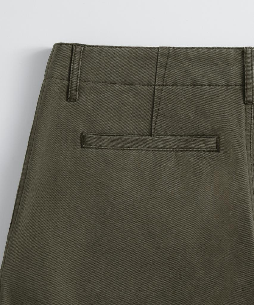 BRENSON Fine Washed Straight Chino Pants (Khaki)