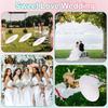 4 Pcs Paper Parasol 60Cm Chinese Japanese Paper Umbrella White Diy Painting Decorative Umbrella For Wedding Bridal Party Decor