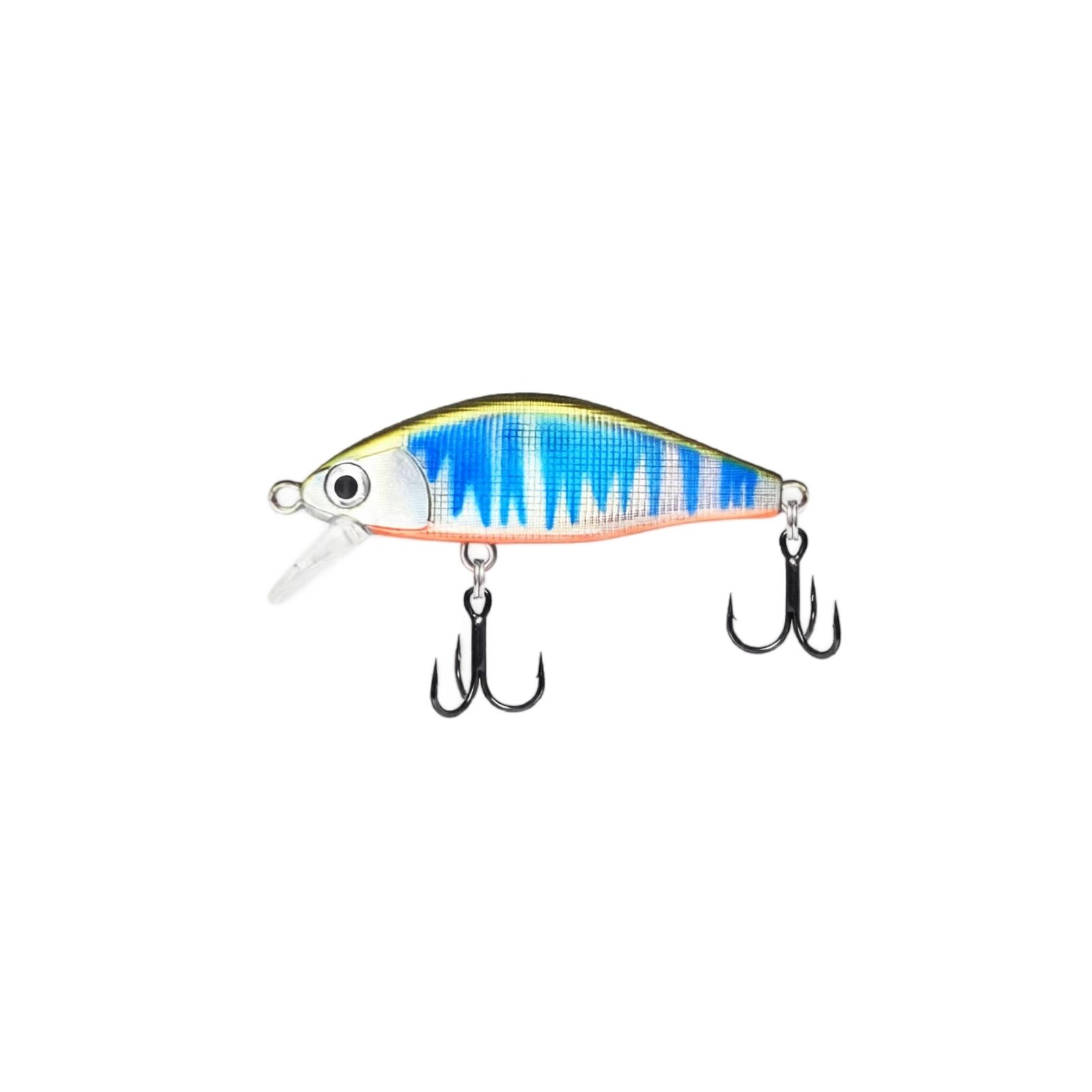 5cm ABS Hard Fishing Lure Sinking Minnow Lure with Dual Treble Hooks for Long Distance Casting and Freshwater Fishing