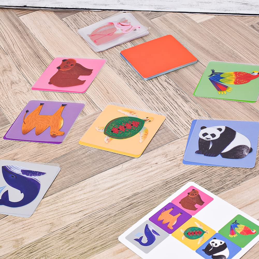 DJECO Twist Up Kortspill Kommunikasjon Pedagogisk Leke Søt Stilig Montessori Alder 5 6 7 8 9 10 Gutter Jenter Voksne Skolestartgave Barneskole