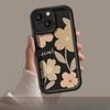 Retro Oil Painting Flowers Suitable for Apple 16PRO Mobile Phone Case Iphone15 Matte Silicone 14 Fine Hole Anti-fall 7/8