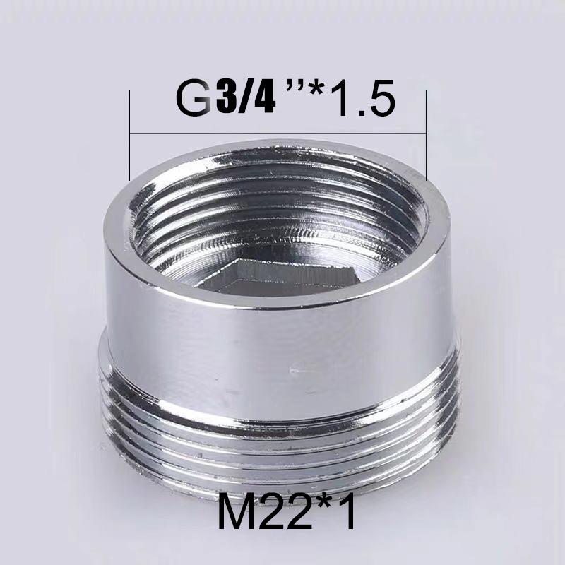 2Pcs M22 Change To 16 18 20 22 24 26 28 30 32mm Male Female Faucet Adapter Kitchen Bathroom Brass Water Tape Joint